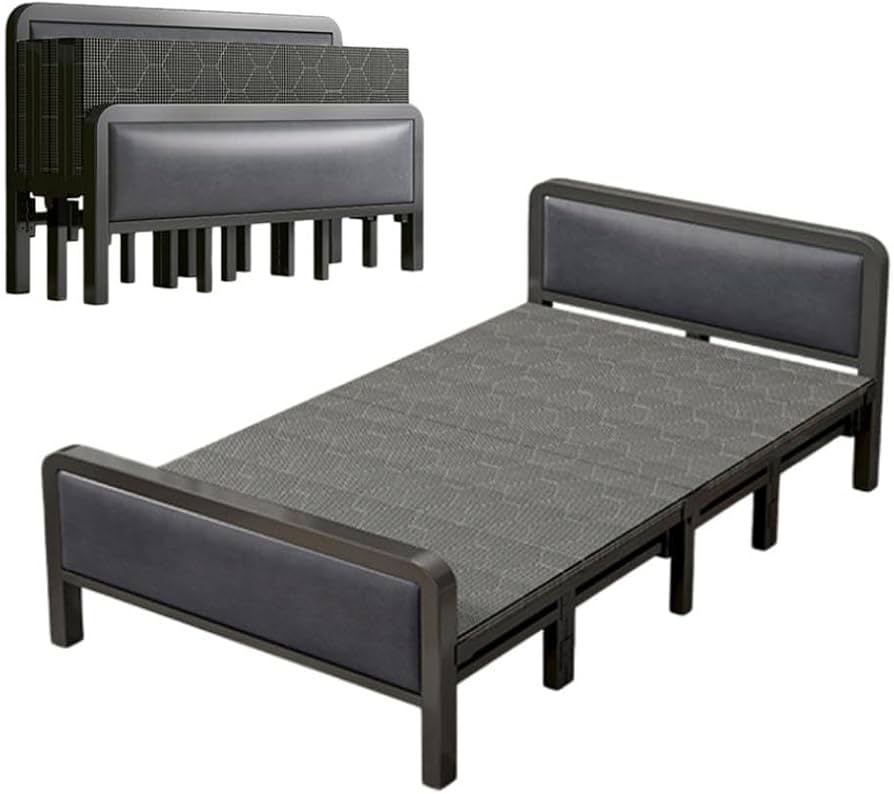 折りたたみベッド 簡易ベッド 折り畳み 室内 黒 ブラック 新生活 家具