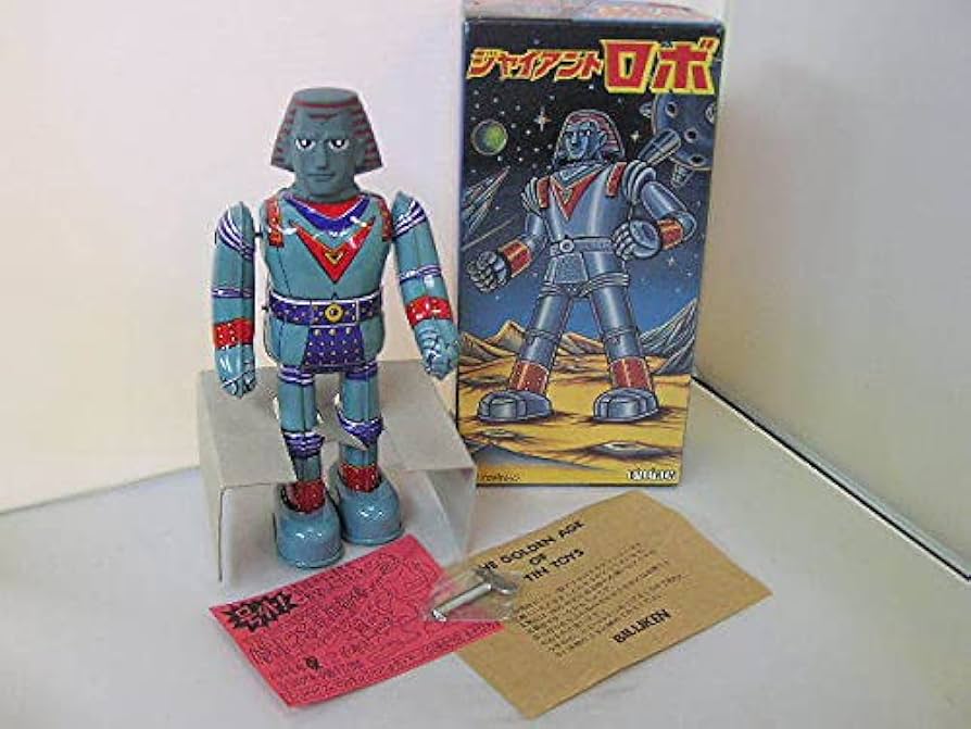 ビリケン ロボコップ & ジョーカー ゼンマイ歩行ブリキ玩具 1990年代当時物