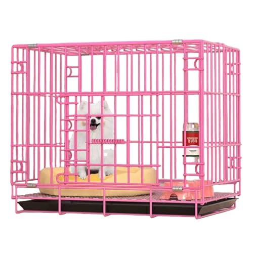 犬 猫 ペットゲージ ピンク