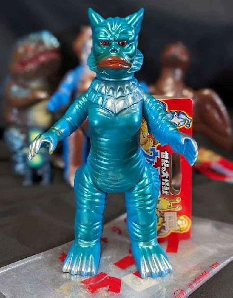 キーラ＆サイゴ ウルトラマン登場怪獣（ブルマァク復刻）ソフビ2体