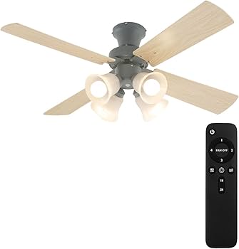 Amazon.co.jp : ぼん家具 シーリングファンライト LED 木製 DCモーター