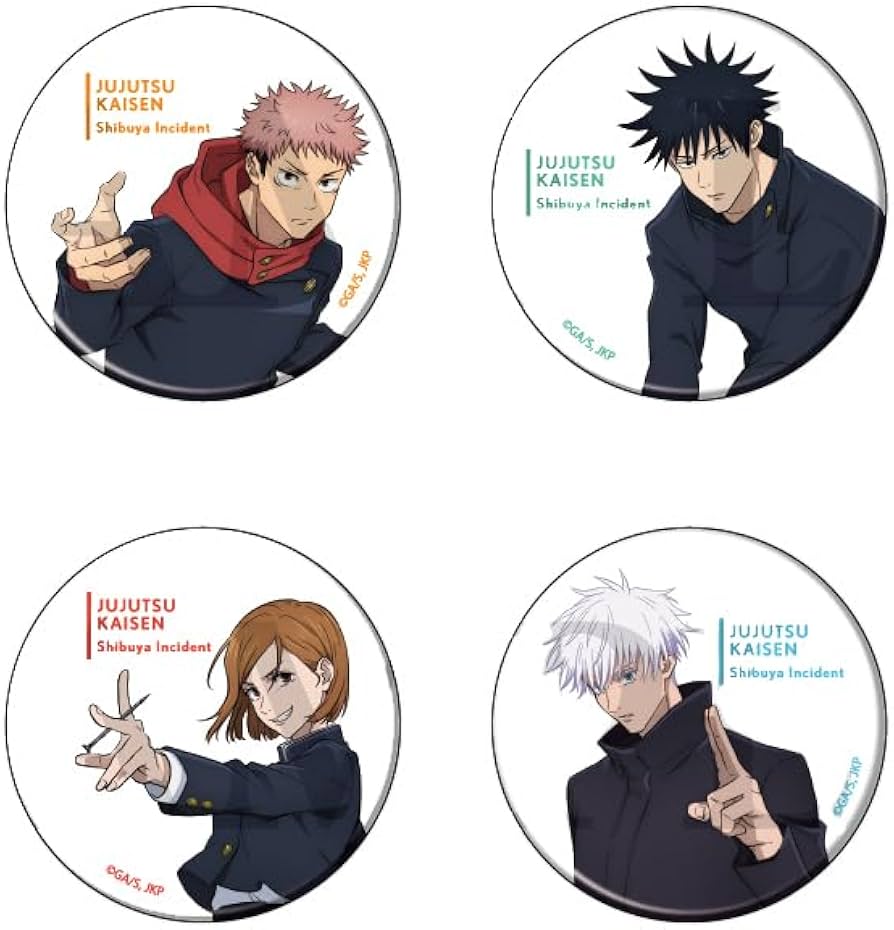 Amazon.co.jp: 呪術廻戦 渋谷事変 01 [描き下ろしイラスト] 缶バッジ 4