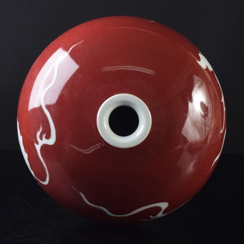 中国 缸豆紅釉 龍文瓶 梅瓶 M 7313A 【公式通販】