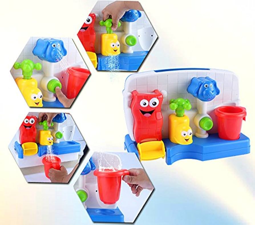 Amazon.co.jp: ミニ浴室玩具セット 入浴おもちゃ お風呂用 水遊び ミニ