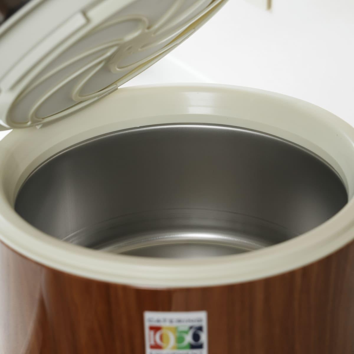 Amazon｜Thunder Group 保温ジャー 2.2升 4L 木目 業務用 電気不要