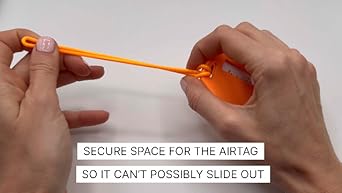 Amazon.com: Luggage Tag with Hidden Compartment for AirTag (1-Pack