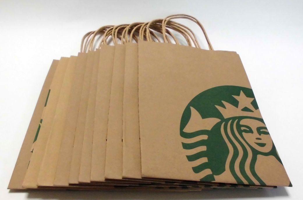 Amazon.co.jp: ［スターバックス］STARBUCKS手提げショップ紙袋10枚