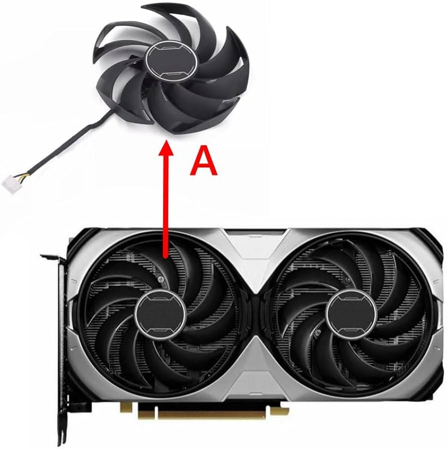 Amazon.com: RAKSTORE PLD10010S12HH Graphics Card Cooling Fan