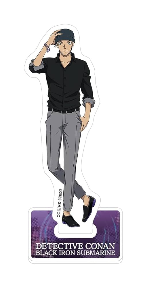 セット最安値☆名探偵コナンプラザ 黒鉄の魚影 スクエア缶バッジ 安室