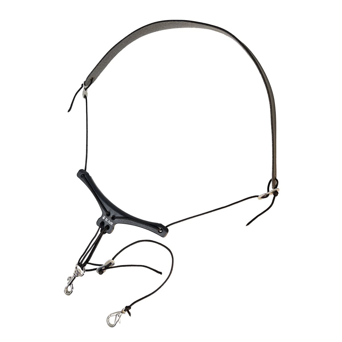 LOUVINI ハート型ビーズ ストラップ BLACK-NAVY LOUVINI ハート型