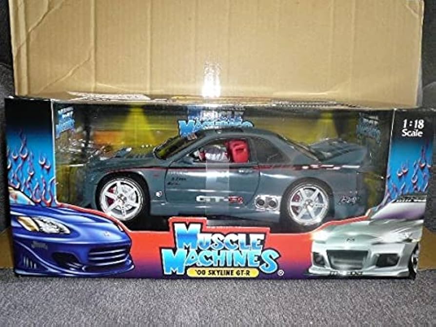 激レア マッスルマシーン ミニカー NISSAN スカイライン GT-R 00 1:18