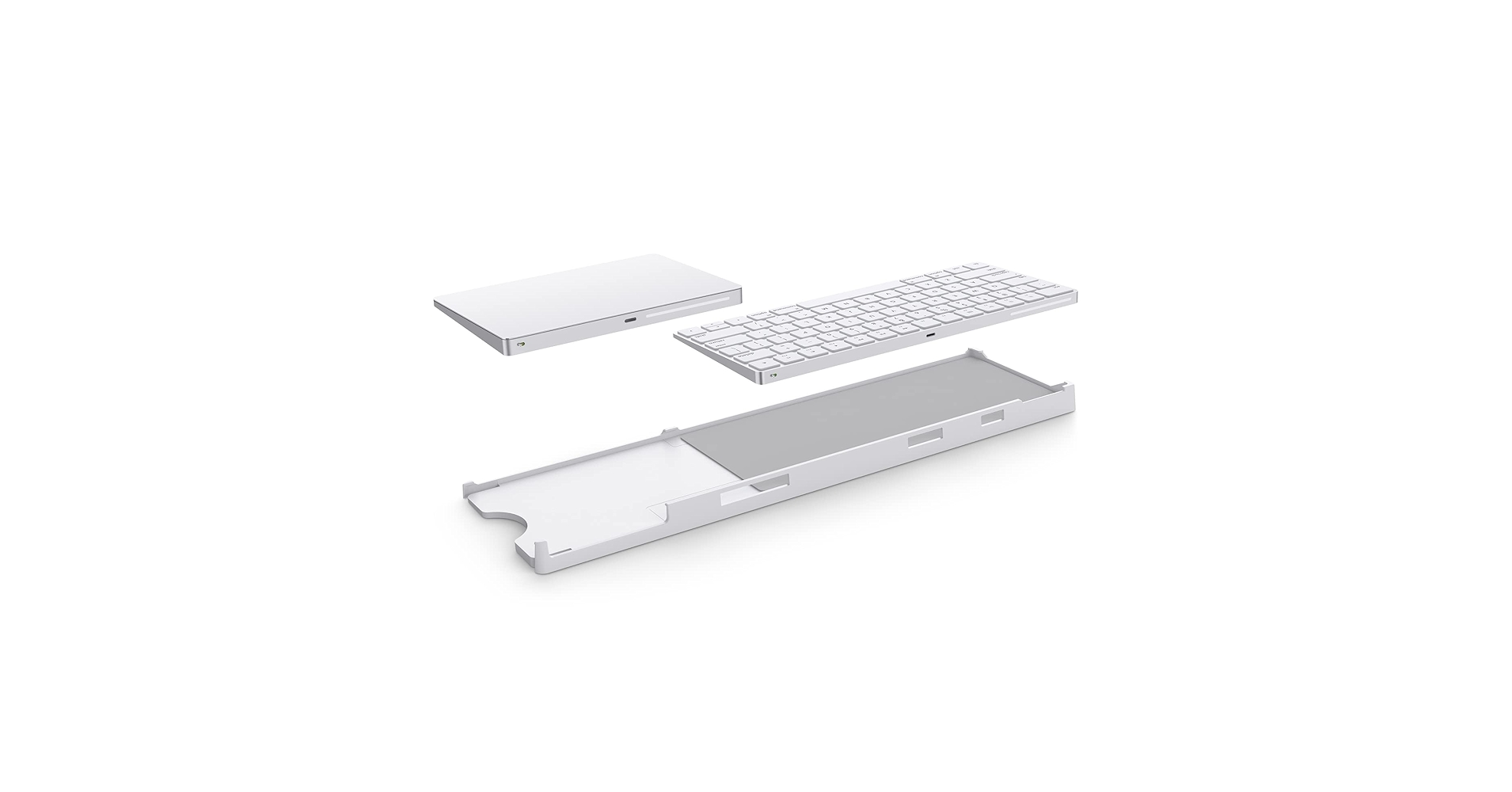 Apple Keyboard (US)ホワイトキー Trackpadセット Apple Keyboard (US