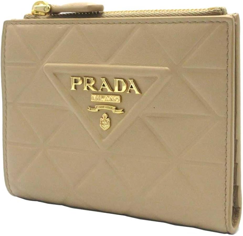 Amazon | [Prada] [プラダ] 財布 二つ折り財布 トライアングル ロゴ
