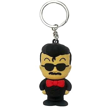 田代まさし（マーシー）首振りキイホルダー 【昭和レトロ 新品 未開封