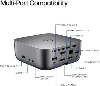 Amazon.com: HP Thunderbolt Dock 280W G4 with Combo Cable
