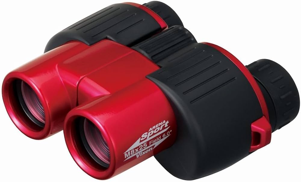 Amazon | ビクセン(Vixen) 双眼鏡 アリーナスポーツM8×25 レッド 13541