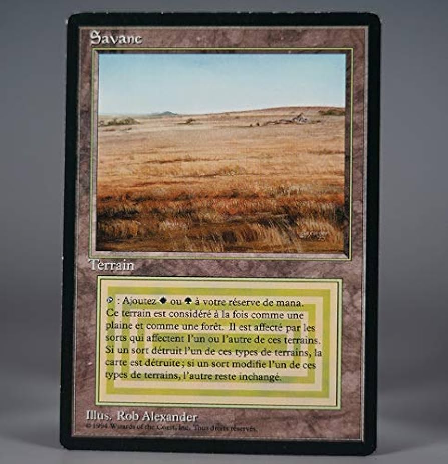 MTG』デュアルランド ドイツ語 savannah MTG savannah デュアルランド