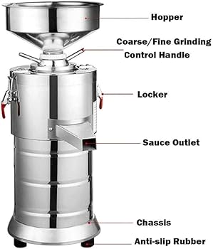 Amazon.co.jp: 商用電気ピーナッツバターマシン、1100ワット電気