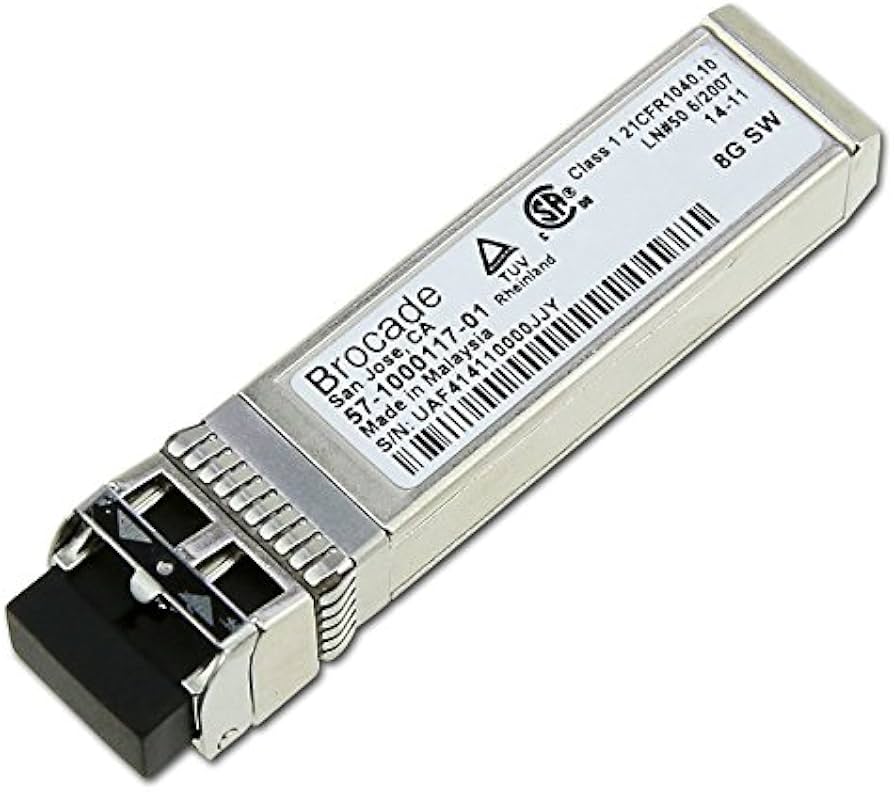 Amazon.com: BROCADE 57-1000117-01 8GB FC 850nm SWL SFP DCX GBIC