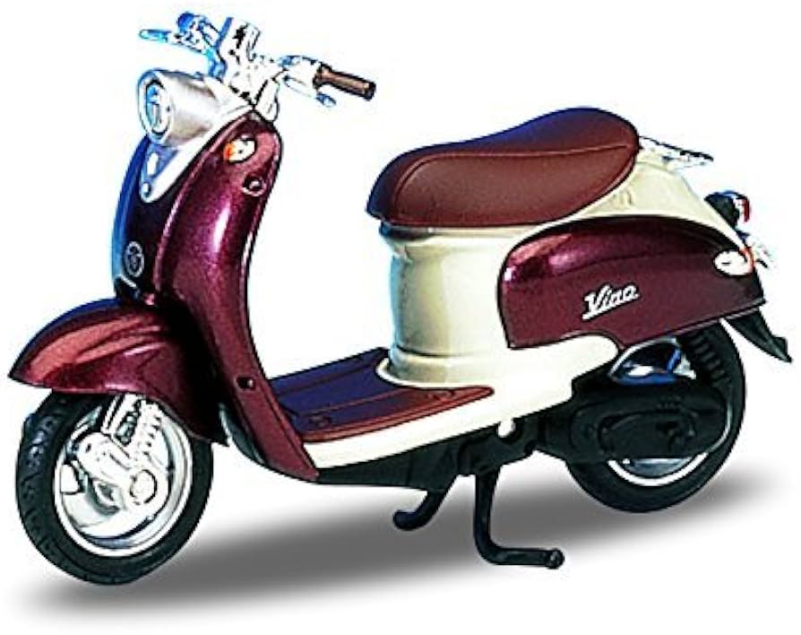 ショップ YAMAHA Vino 1/6 模型 ミニチュア バイク パープル YAMAHA