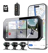 Amazon.co.jp: 【最新自転車用とバイク用モニター・Carplay/Android