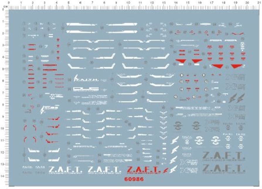 Amazon | MG ZAFT ZGMF-X42S デスティニー デカール水転写式 「並行