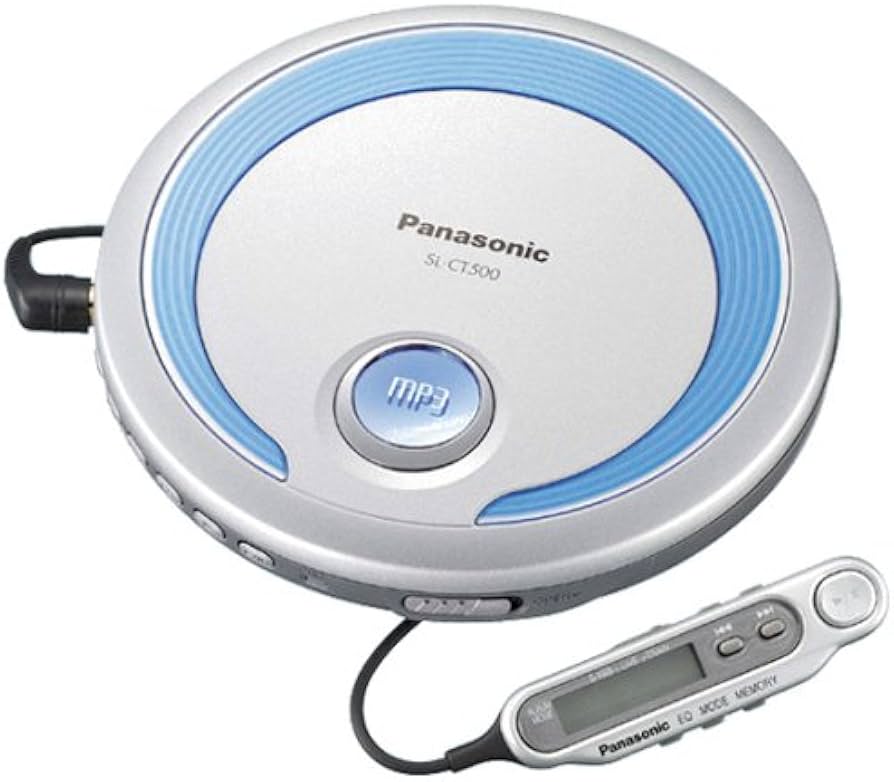 PanasonicポータブルCDプレーヤー Wカセット 電池でコードレス可