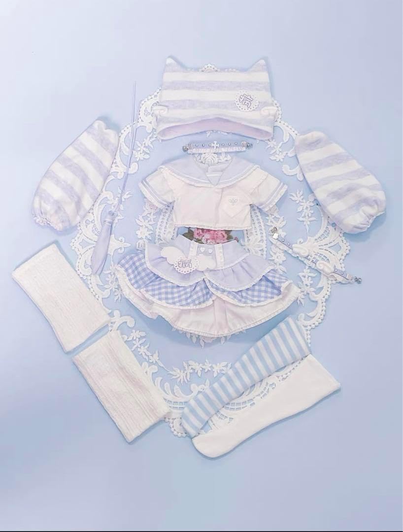 MDD MSD BJD 1 4ドール 服セット 天使が病んだ ブルー TINY FOX