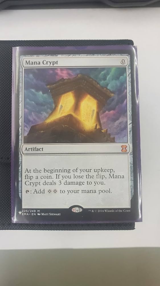 mtg 魔力の墓所/Mana Crypt 旧枠 英語 mtg 魔力の墓所/Mana Crypt 旧
