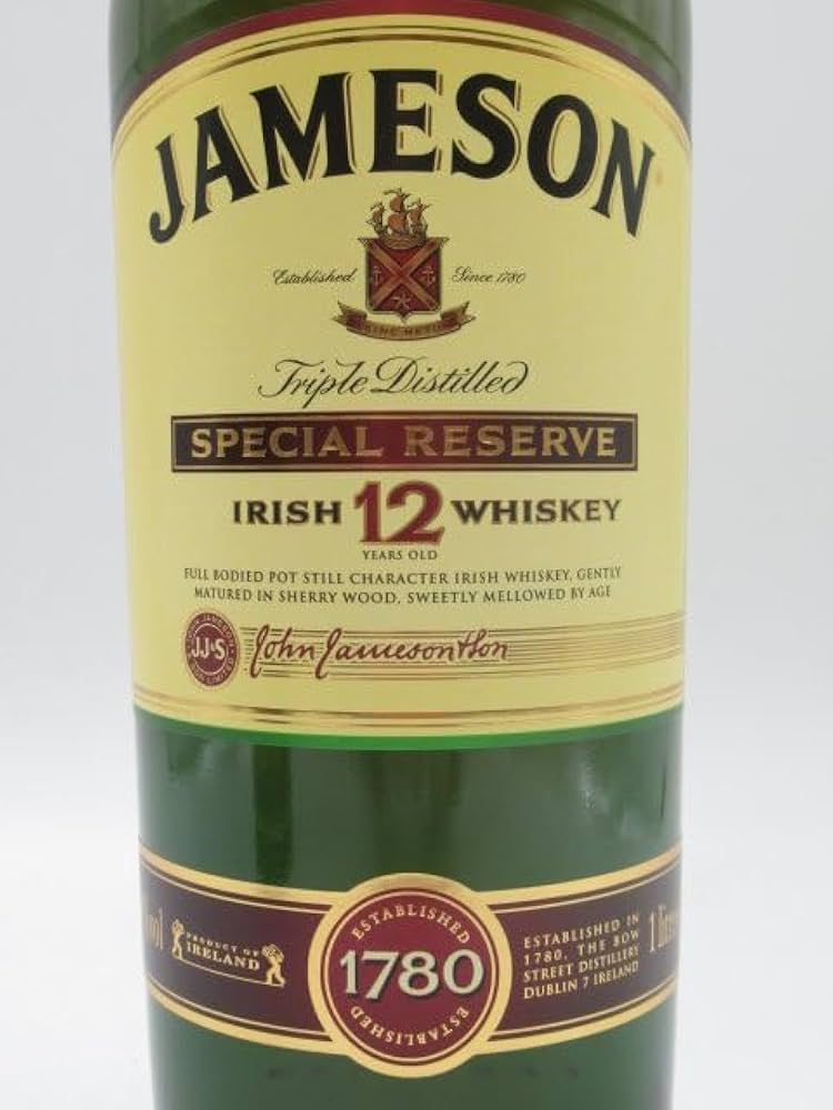Amazon.co.jp: ジェムソン 12年 スペシャルリザーブ 40度 1000ml