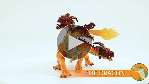 Amazon.com: Safari Ltd. Fire Dragon Figurine - Detailed Vibrantly