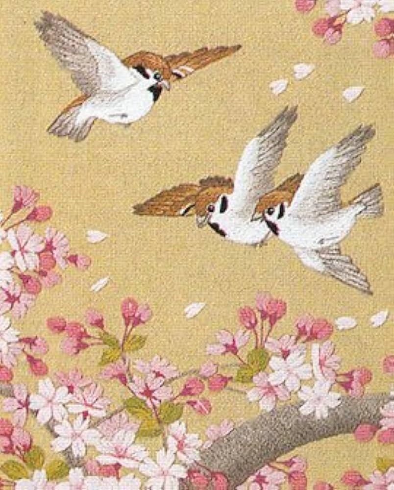 Amazon | 東京文化刺繍キット No98 桜吹雪（3号）(Bunka Embroidery