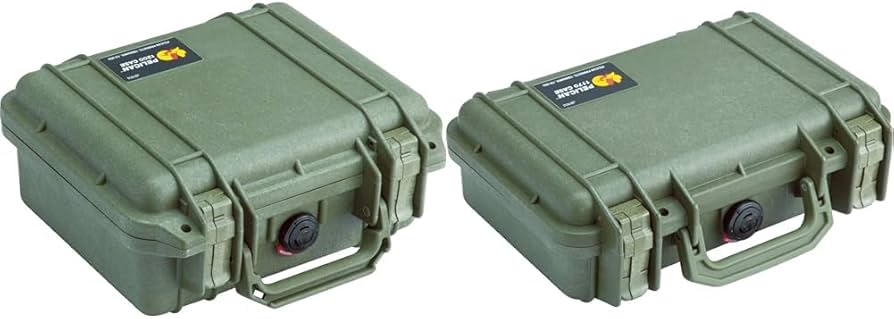 Amazon.com: Pelican 1200 Case With Foam (OD Green) 1170 Case With