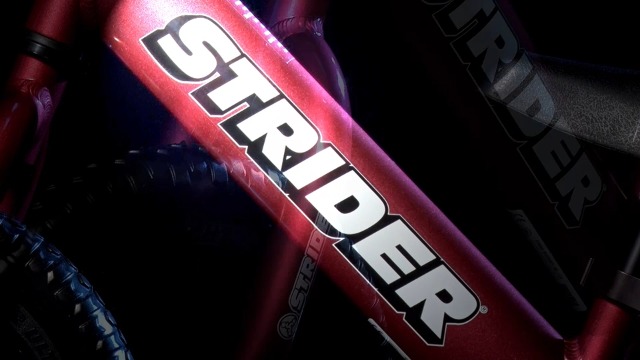 め*ん様 ストライダープロ メタリックマルーン 赤 12インチ バランス