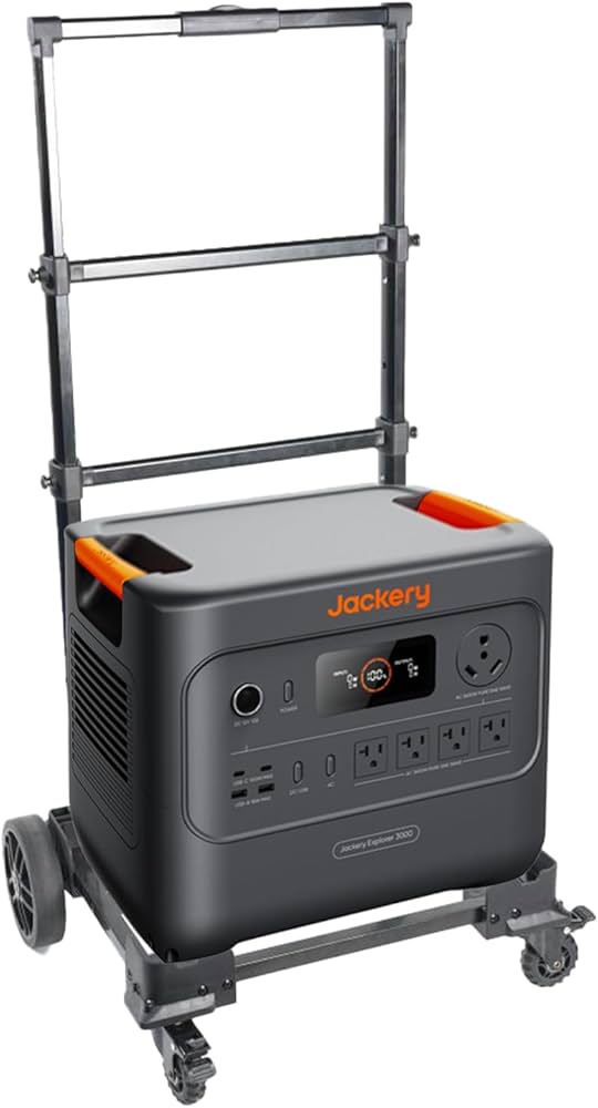 Amazon.co.jp: Jackery ポータブル電源 3000 New 折り畳み式 キャリー