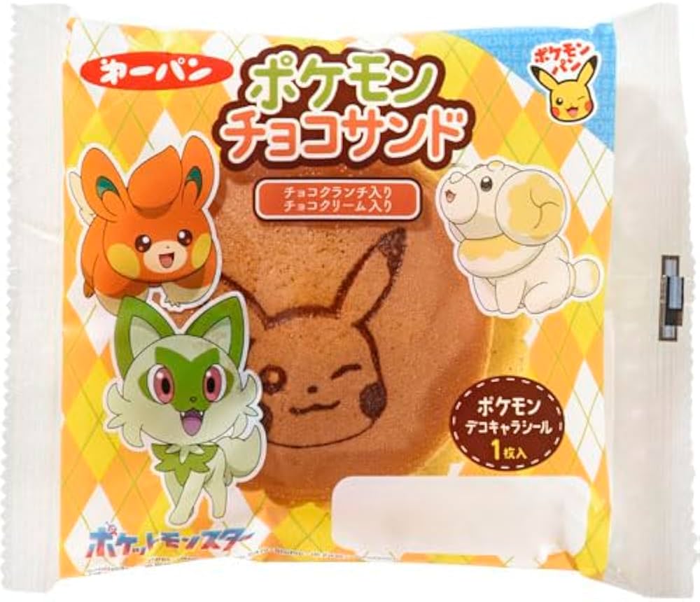 Amazon | 第一パン ポケモンチョコサンド 1個 | 第一パン | 菓子パン 通販