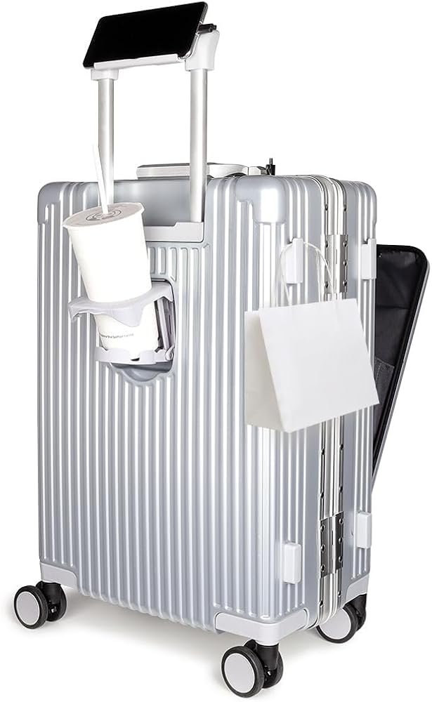 Amazon | [魔法小屋] スーツケース 前開き キャリーケース 機内