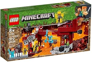 Amazon.com: LEGO Minecraft The Blaze Bridge 21154 Building Kit