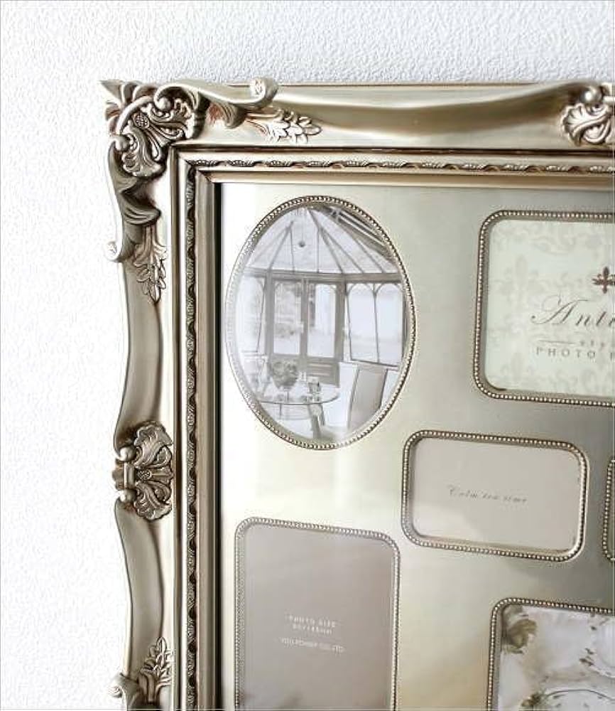 Amazon.co.jp: フォトフレーム 壁掛け アンティーク 多面 おしゃれ