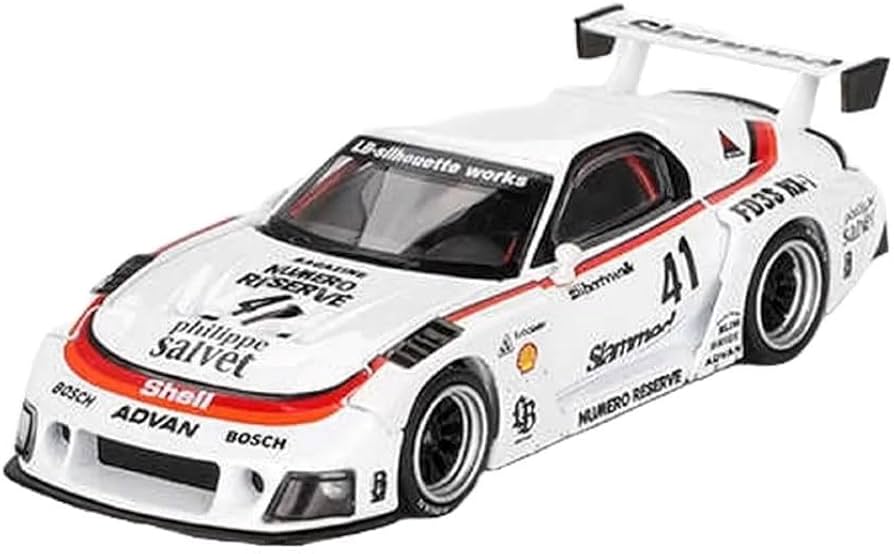 TSMモデル MINI GT 1/64 マツダ RX-7 LBWK BAPE BAPE X LBWK 】MINI GT