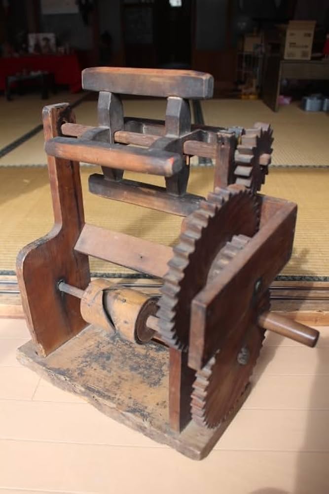 骨董 アンティーク 座繰り機 糸巻き機