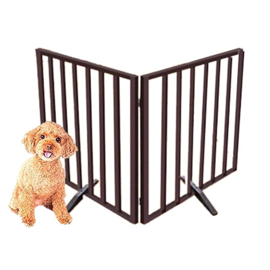 折りたたみ 木製ゲート ペットゲート 置くだけ設置 台座付き 【公式通販】
