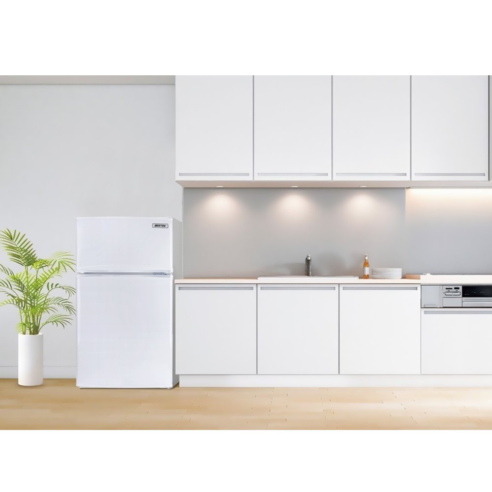 Amazon.co.jp: BESTEK 冷蔵庫 小型 冷凍冷蔵庫 直冷式 2ドア 85L 右