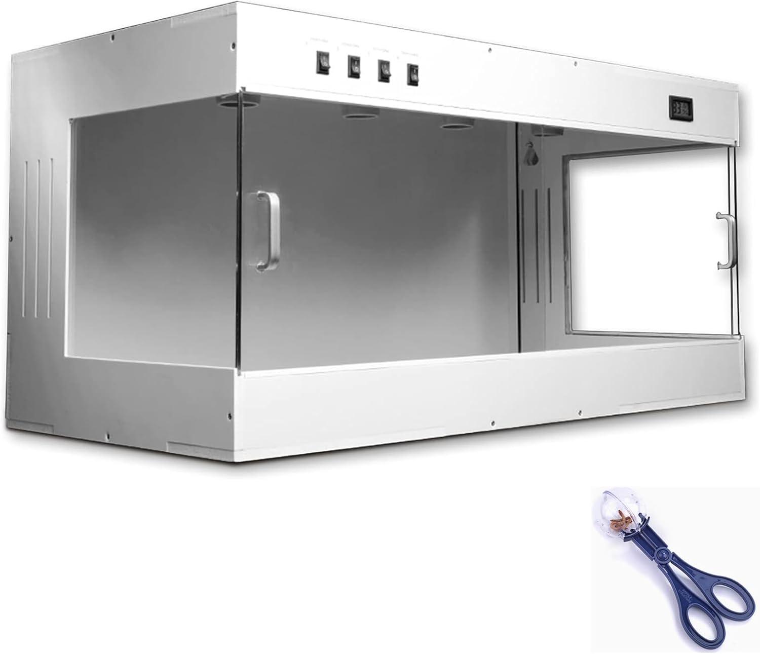 爬虫類ケージ 90×35×35㎝ 鍵 配線穴背面＋2箇所 爬虫類ケージ 90×35×35