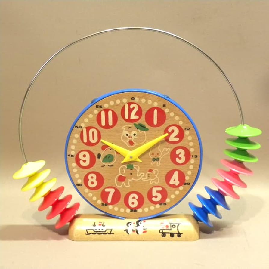 Amazon | 【未使用 1970年代 当時物 こいで 木製玩具 計算機 時計付き