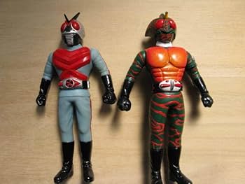 Amazon.co.jp: 昭和の懐かしい栄光の7人ライダーソフビ7体セット