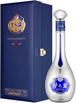 Amazon.co.jp: 夢之藍M9 52° 500ml アルコール52度 箱付 中国酒 白酒