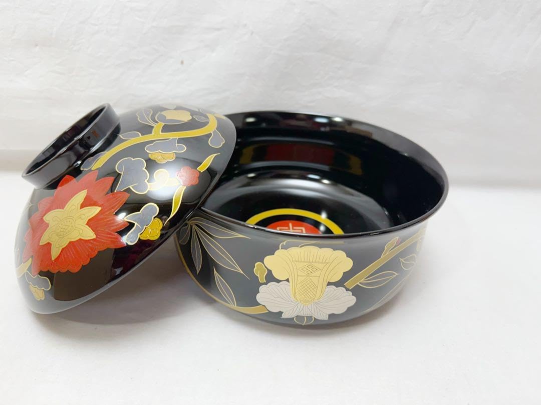 未使用 茶道具 平安象彦 長寛写 牡丹唐草 砂金袋形 喰籠 菓子器 底