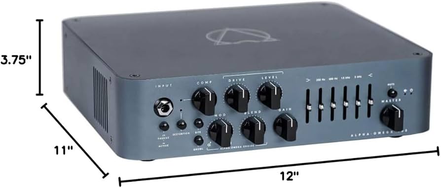 Amazon.com: Darkglass Alpha Omega 900, 900-watt Bass Amplifier