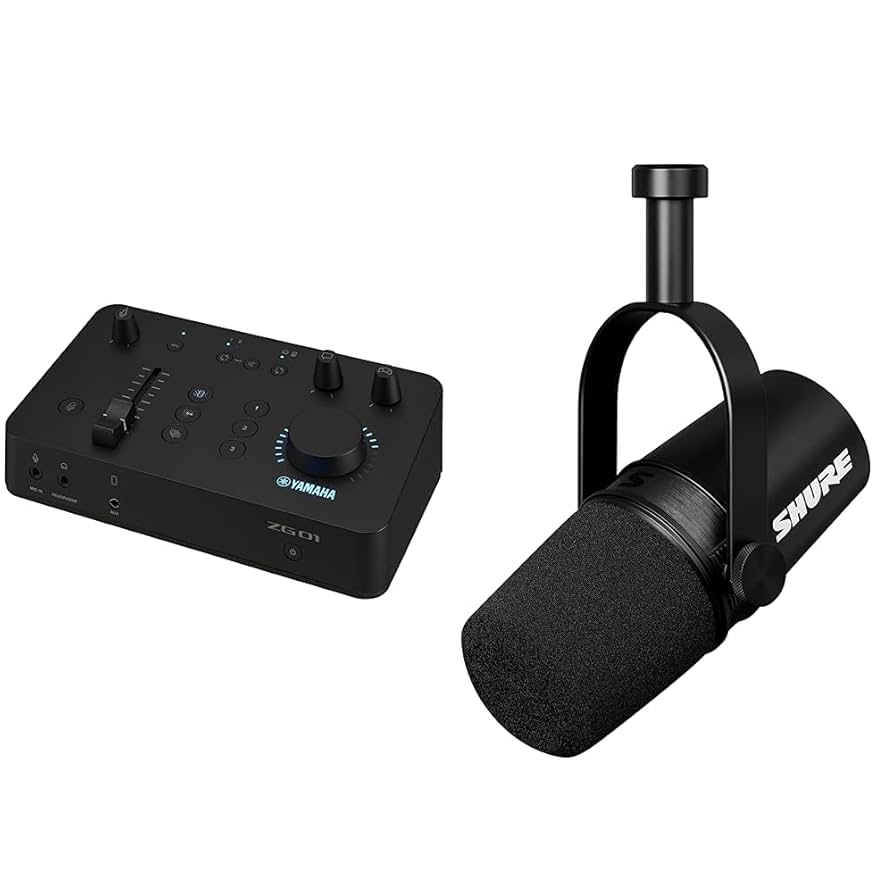 SHURE スタンドマイク+YAMAHAオーディオインターフェイス セット販売